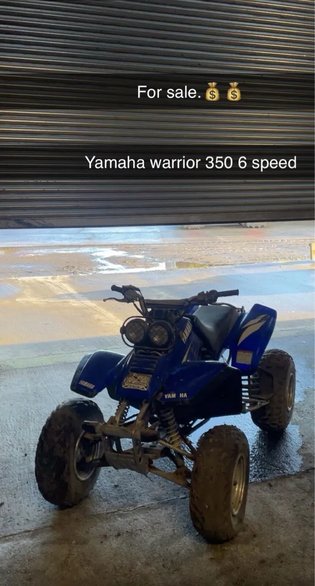 Yamaha warrier 350 6 speed