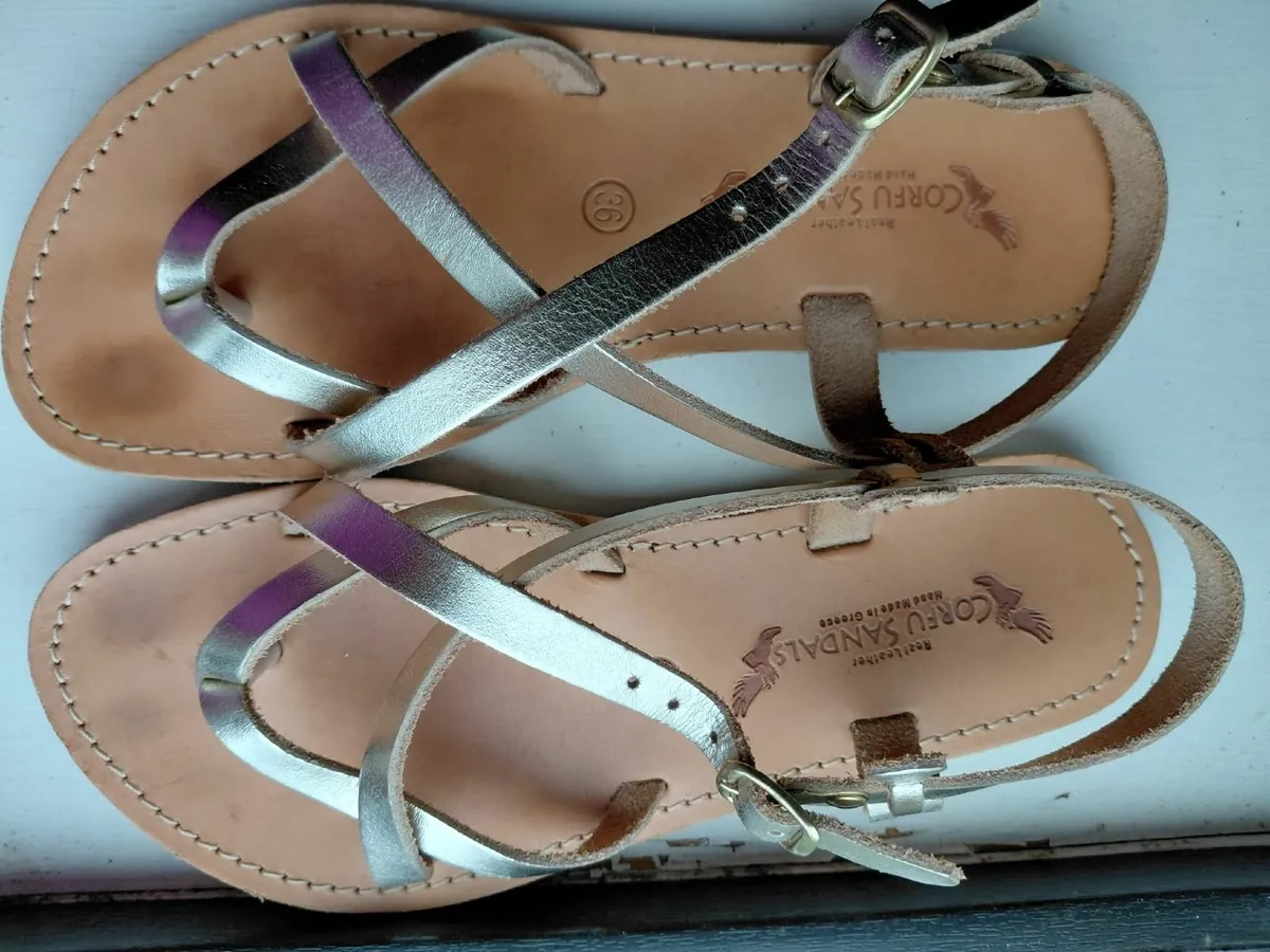 Greek Leather Sandals - Image 2