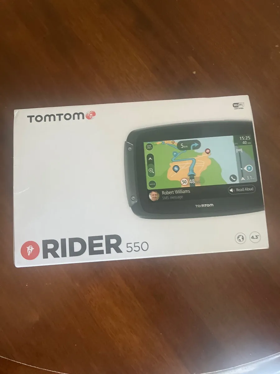 TomTom rider 550 satnav and Sena 30k WiFi pack - Image 1