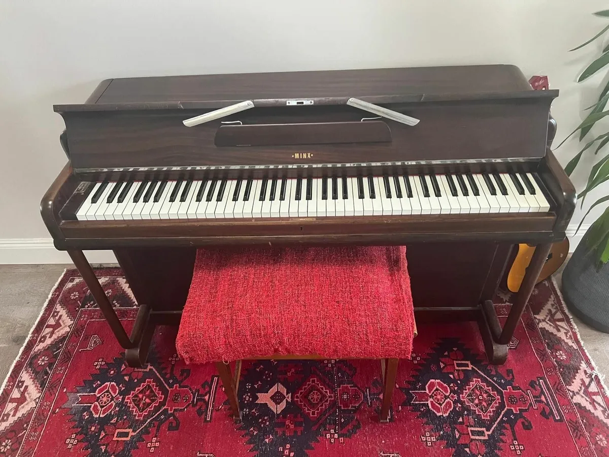 Kemble “Minx” Miniature Upright Piano – Mahogany - Image 3