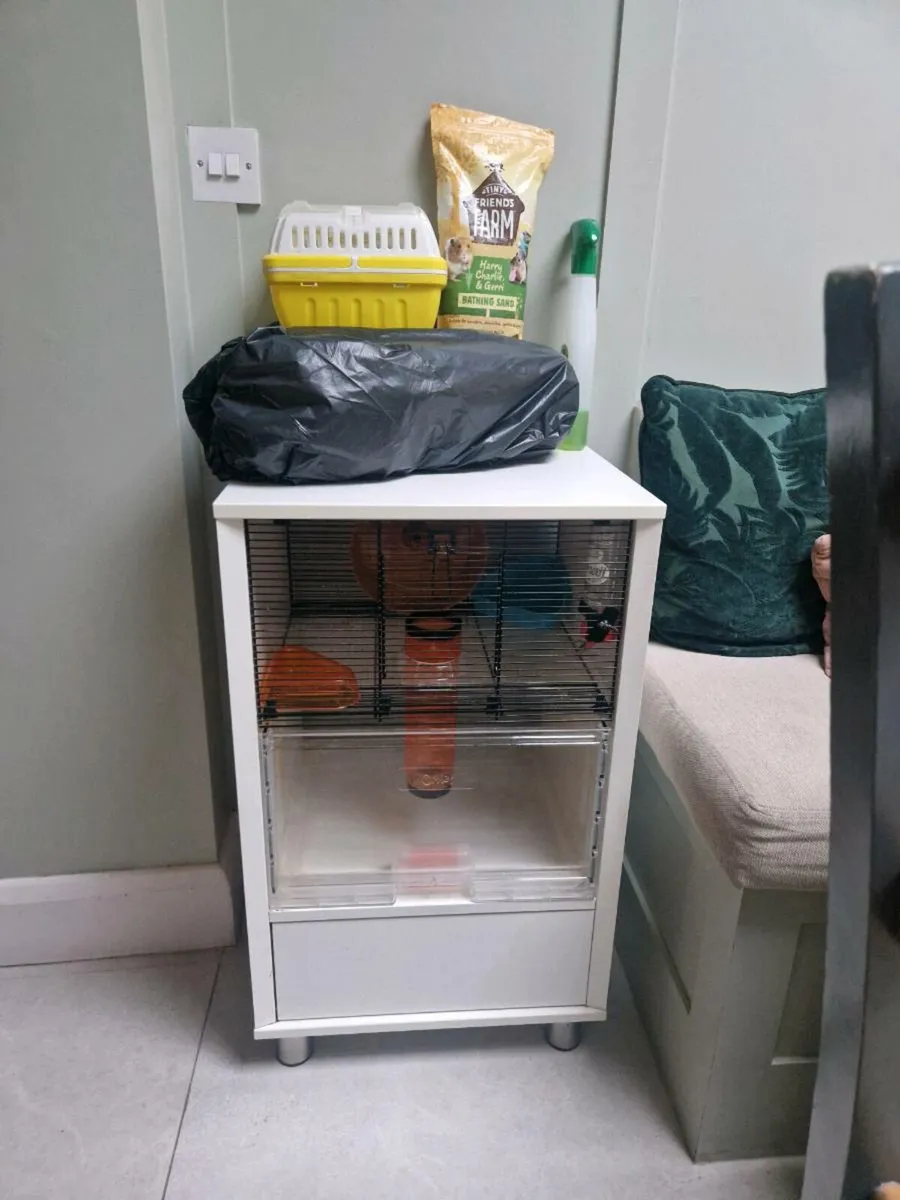 Omlet hamster cage and accessories - Image 1
