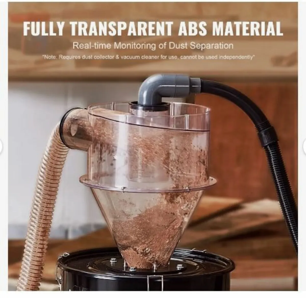 Cyclone Dust Separator with Metal Tank - Image 3