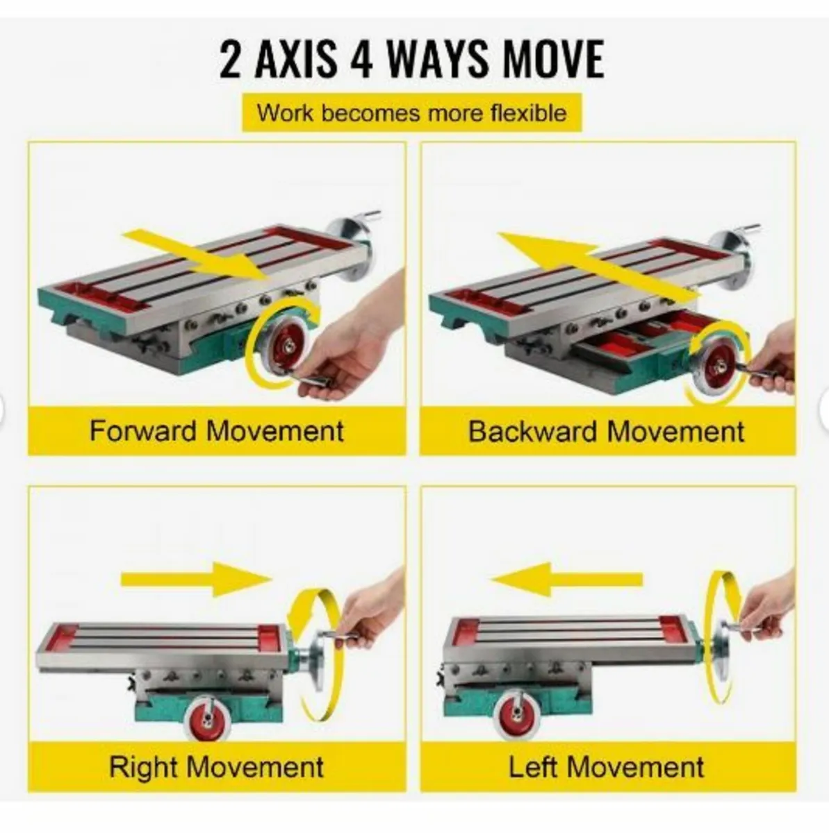 Milling Table 17.7×6.7Inch (450 x 170 mm) - Image 4