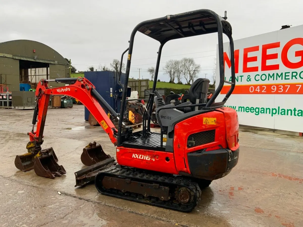 2018 KUBOTA KX016-4 MINI DIGGER........260. - Image 4