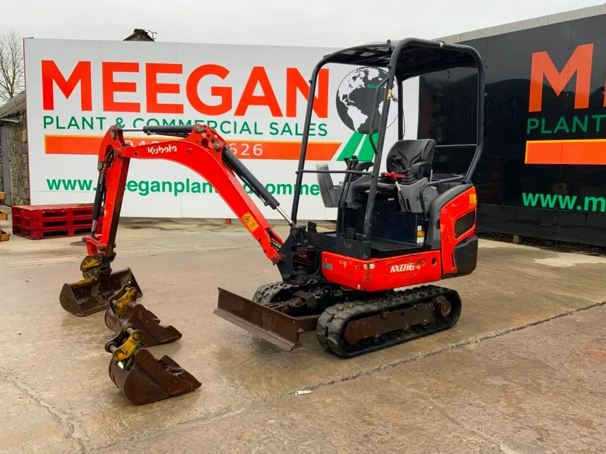 2018 KUBOTA KX016-4 MINI DIGGER........260. - Image 3
