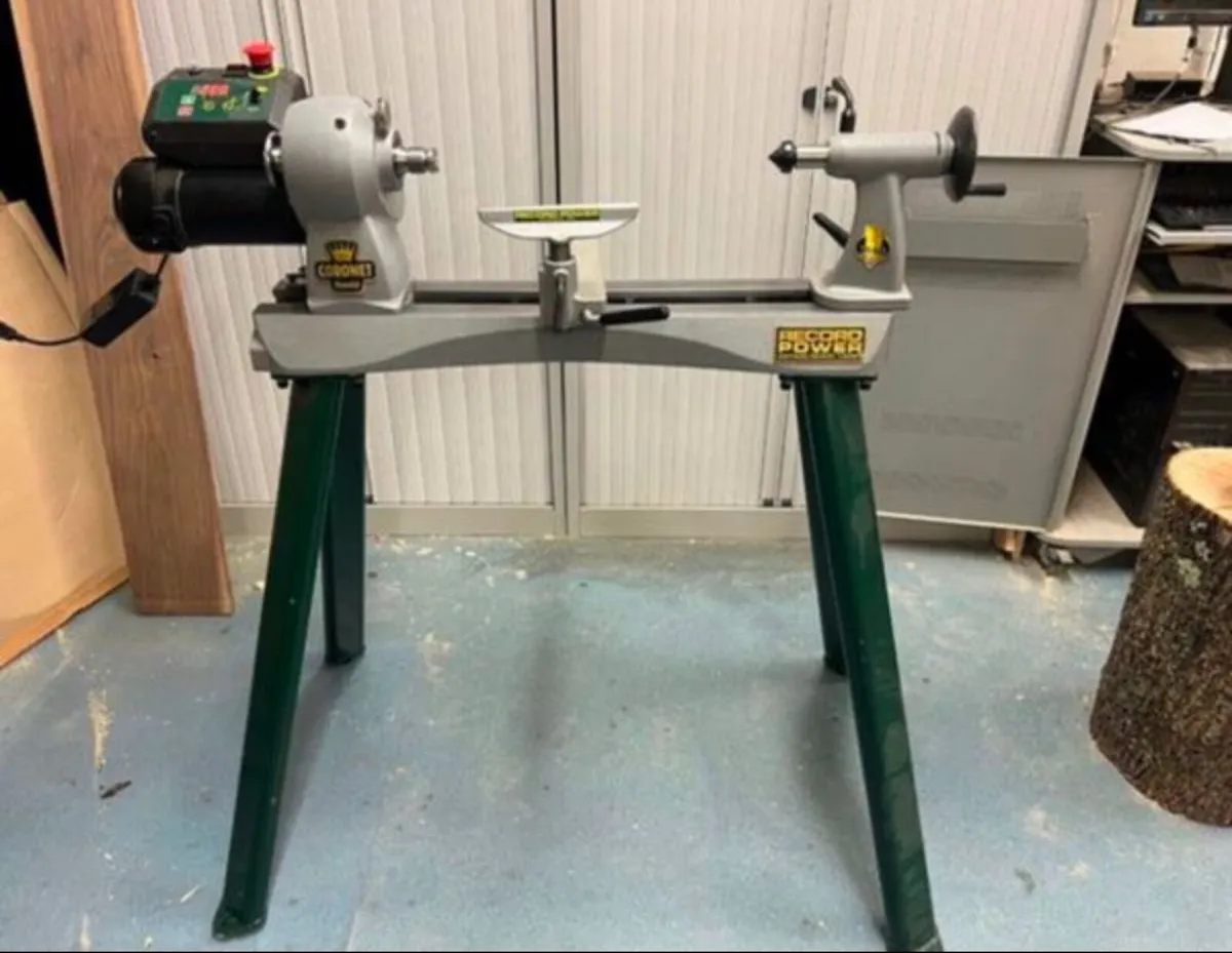 Lathe Record Herald in mint condition .Woodturning - Image 1