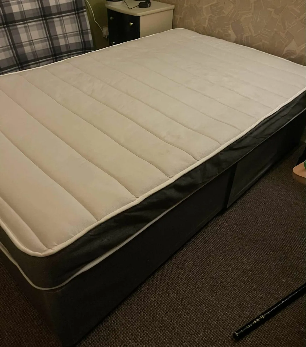 small double divan bed with mattress - Image 4