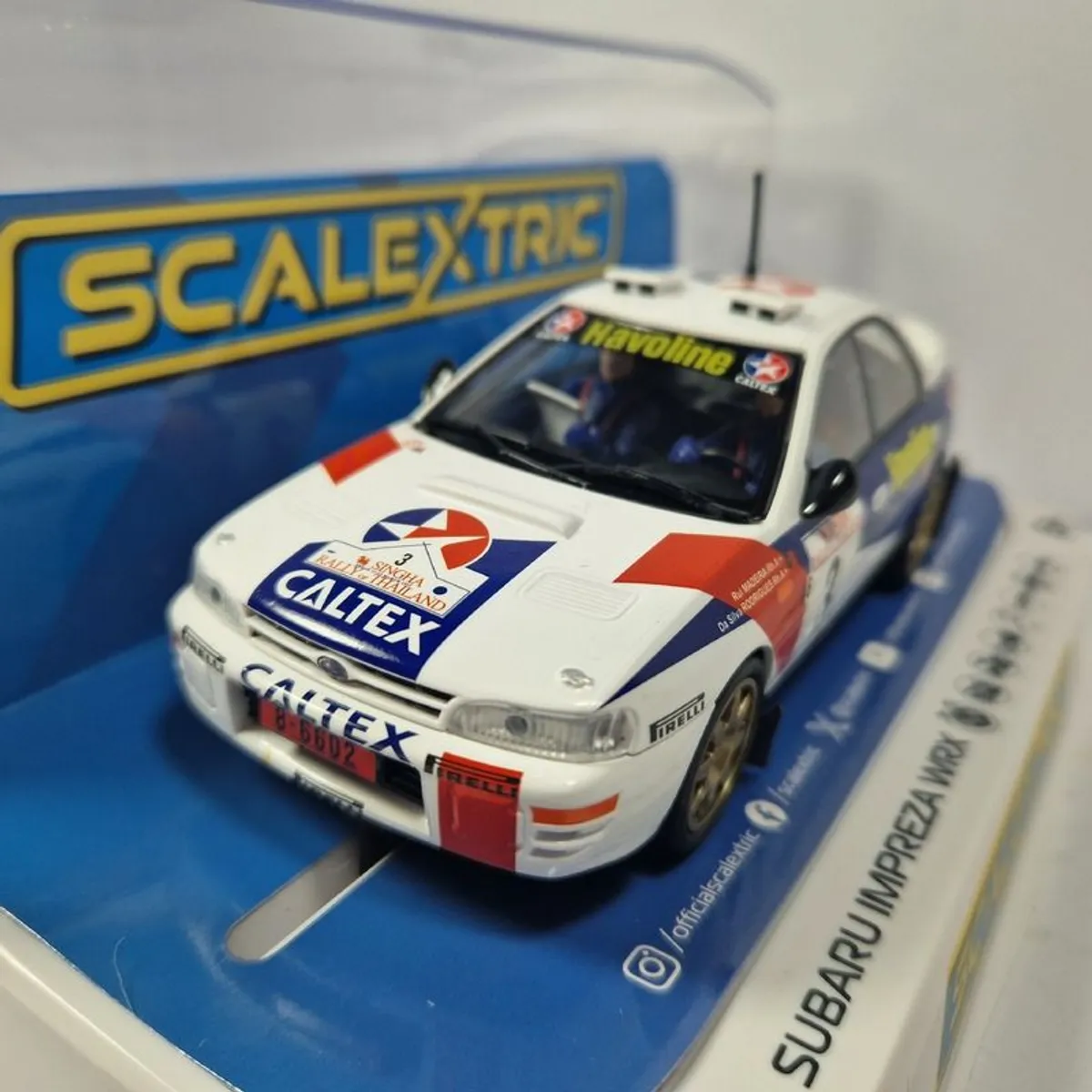 Scalextric Subaru Impreza WRX 1997 Rally Slot Car ( C4657 classic WRC ) - Image 2