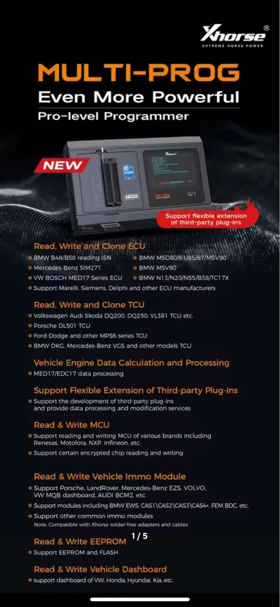 Xhorse Multi-Prog Multi Prog ECU TCU Programmer - Image 4