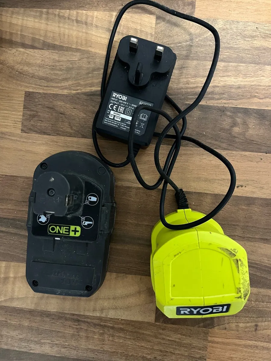 Ryobi 18v Hand Vac with battery and charger - Image 4