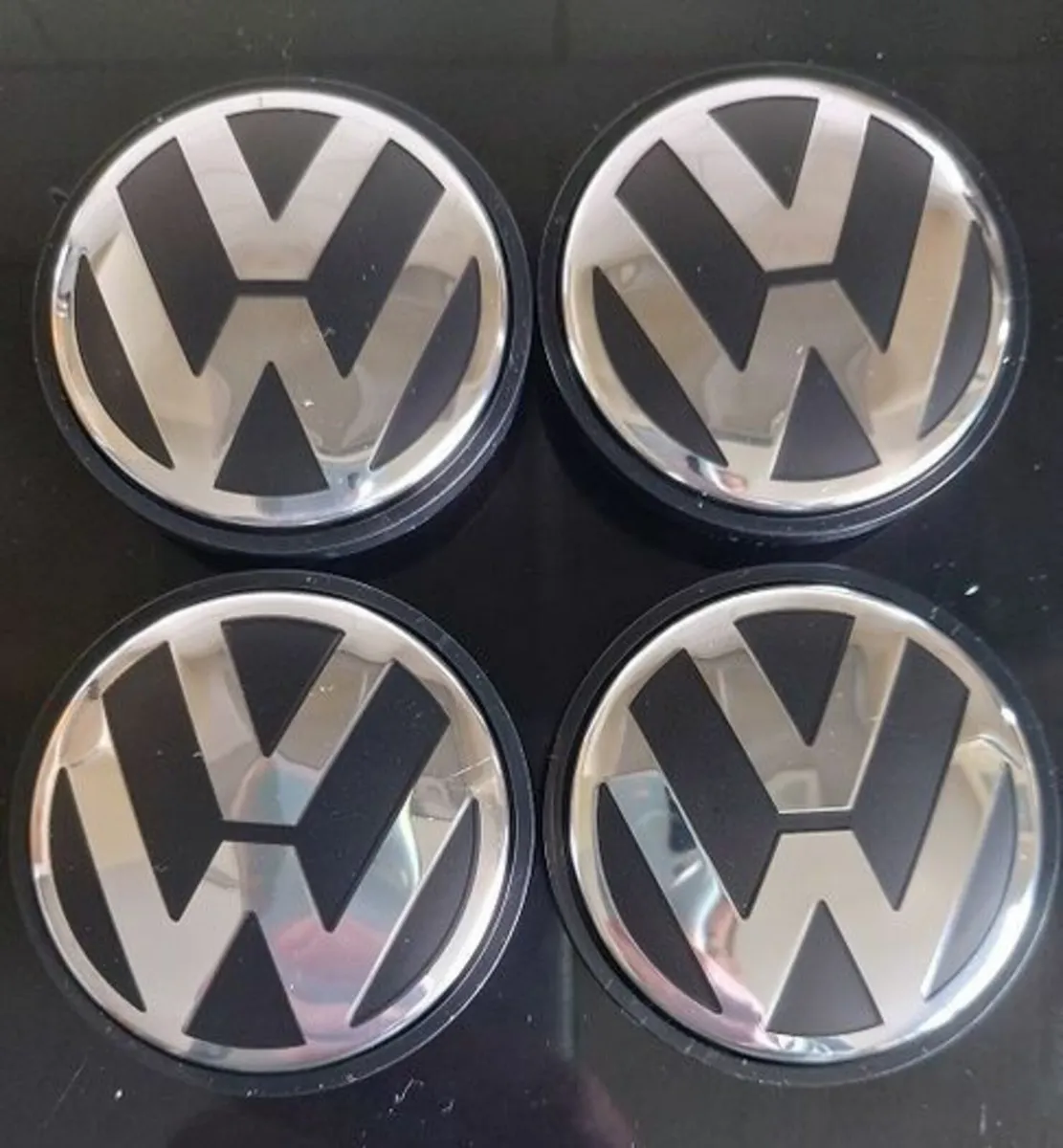 VW Polo 56mm centre caps - FREE POST - Image 1