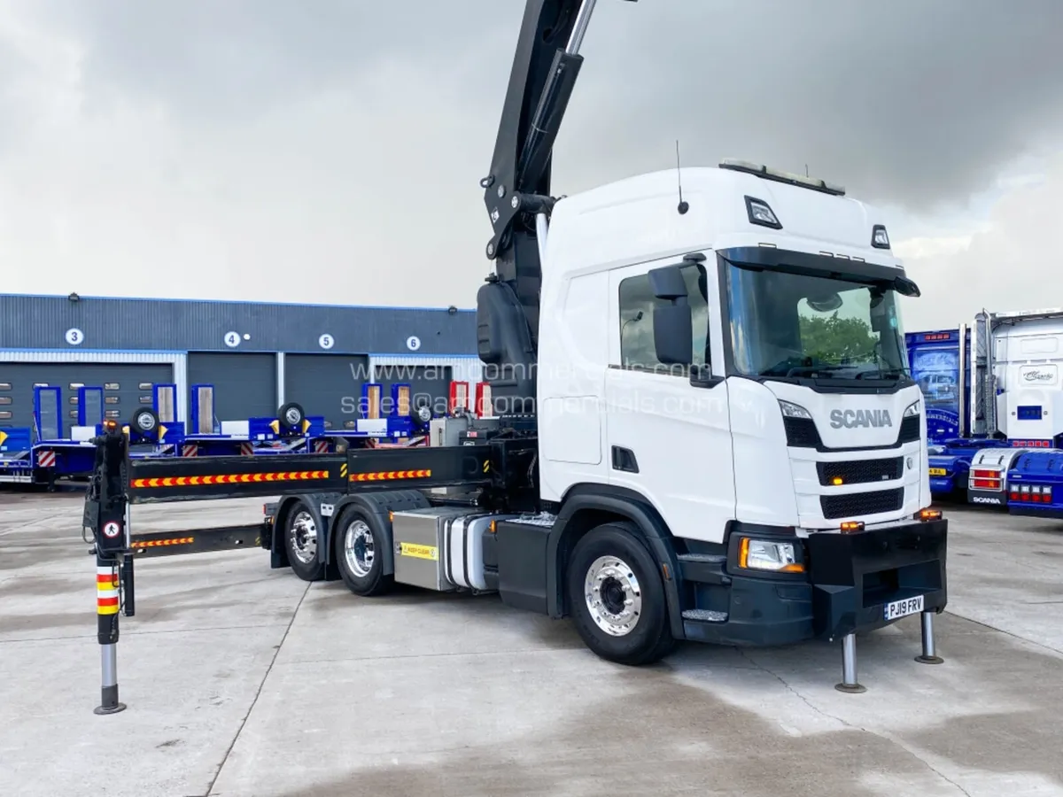 2019 SCANIA R450 HIGH CAB W/ HIAB X-HIPRO CRANE - Image 1
