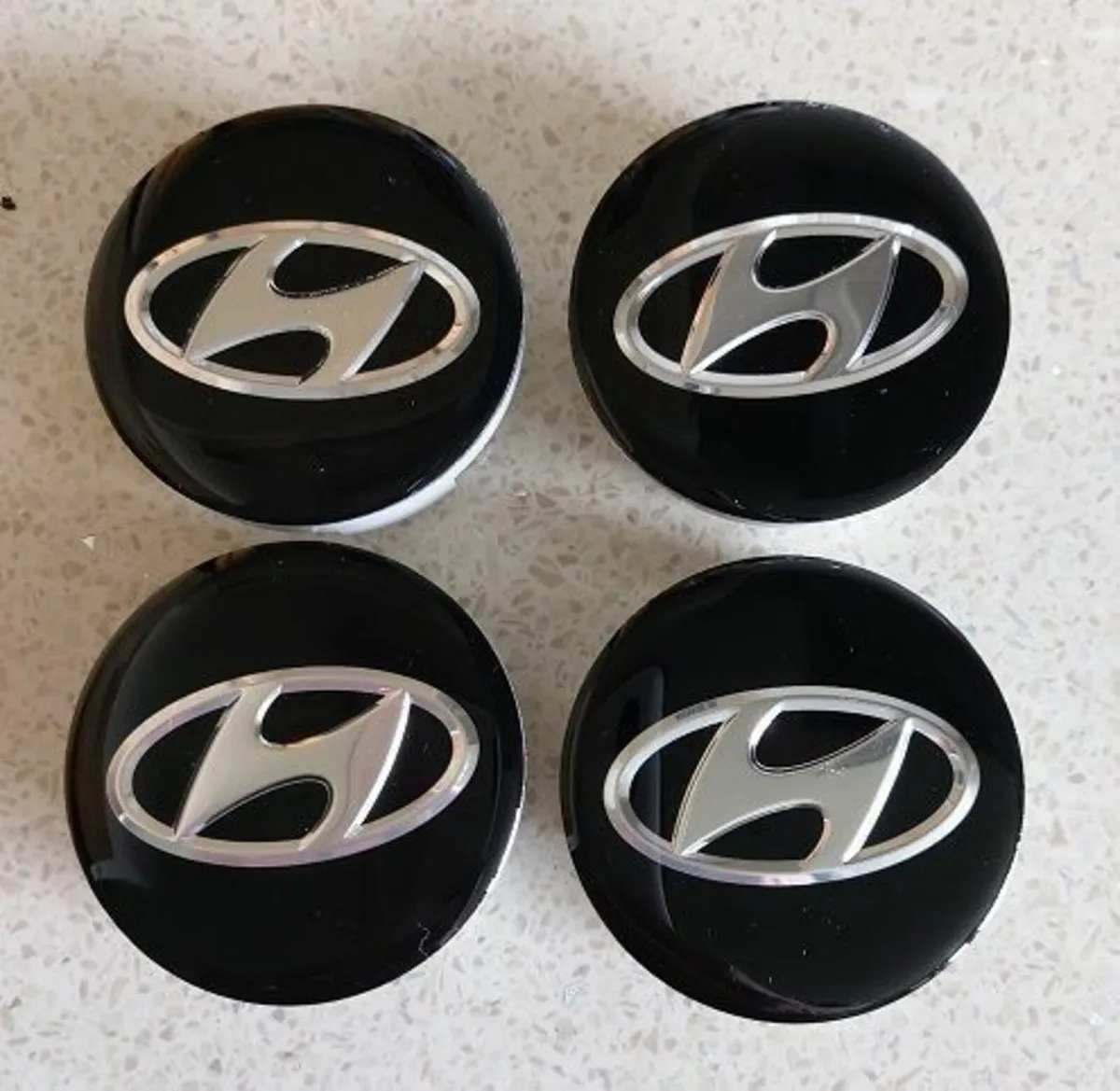 4 x Hyundai Centre Caps. FREE POST - Image 1