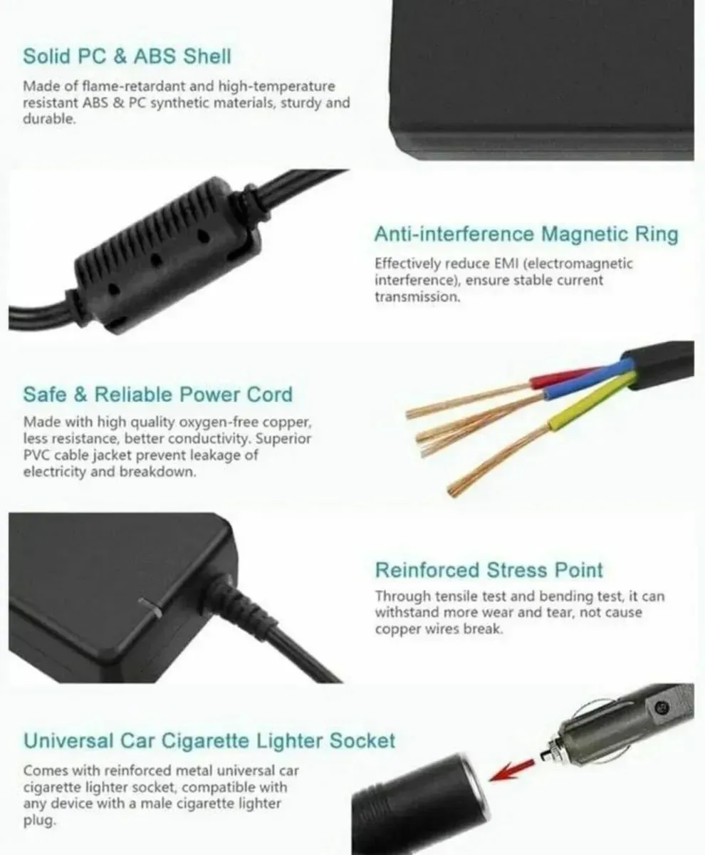 Diesel Heater 15A Power Adapter 12V-240V Output - Image 4