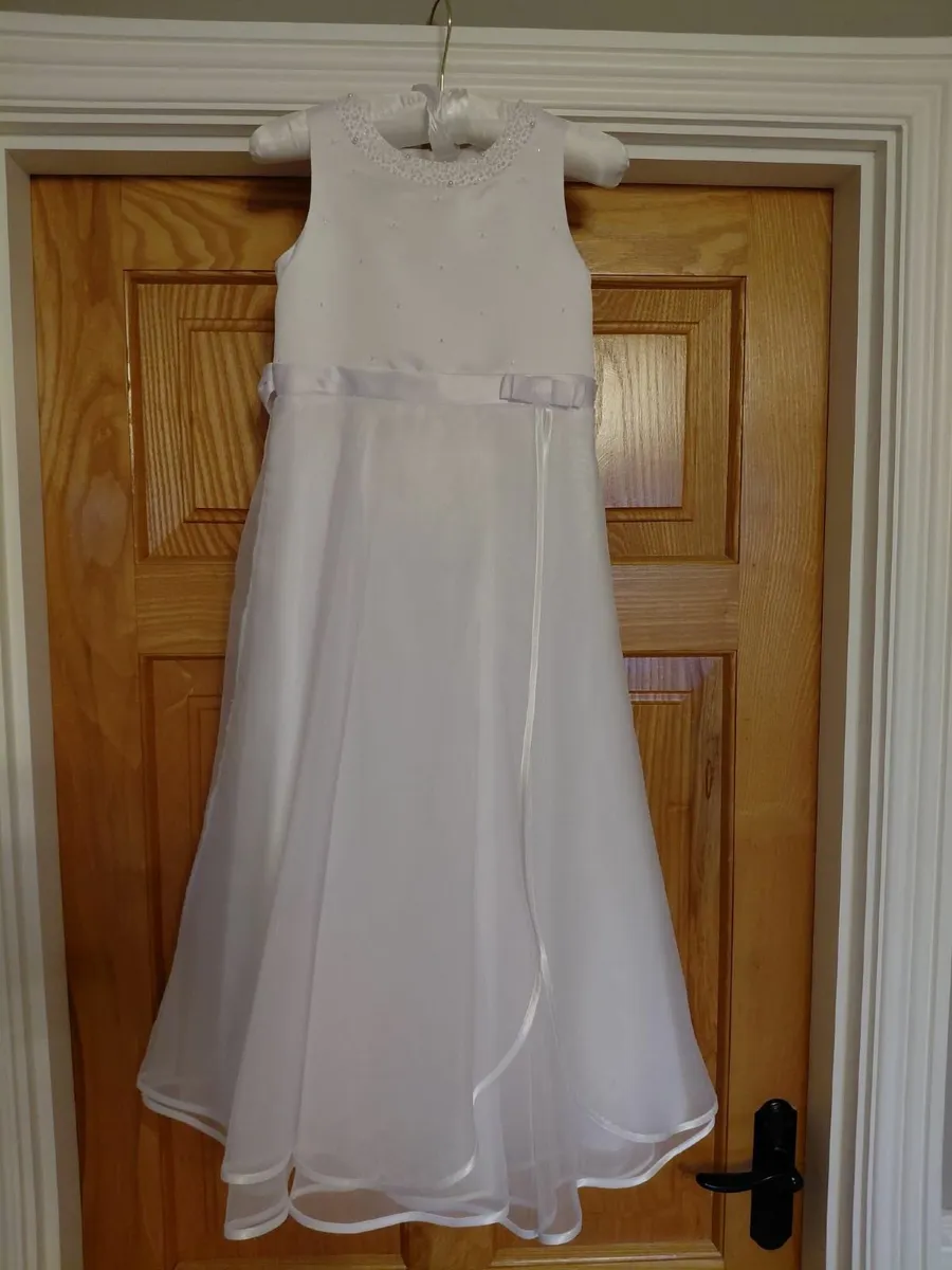 Paul Costello Elegant White Occasion Dress - Image 3
