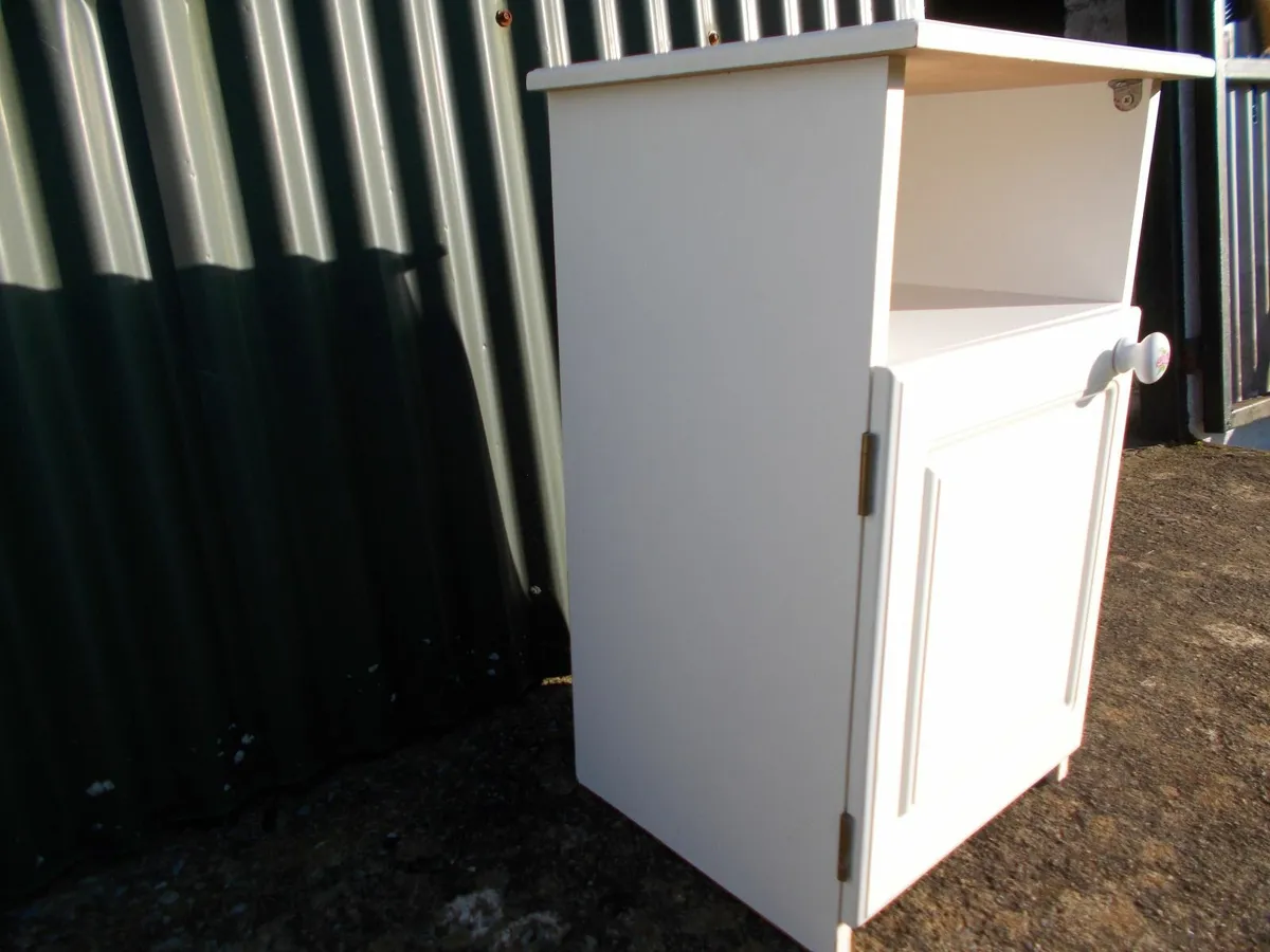 White Bedside Locker Table - Image 3