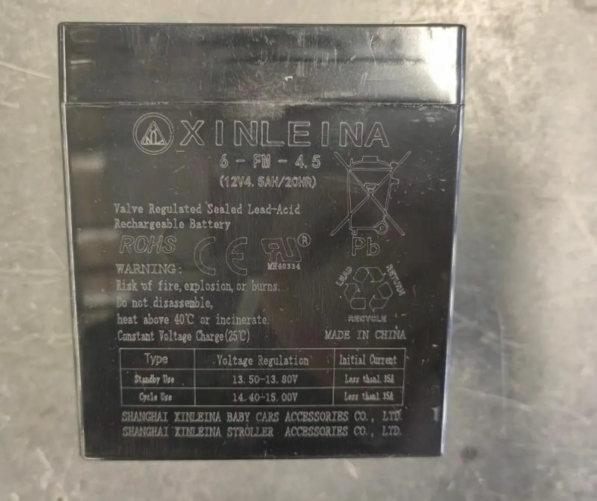 12V 4.5AH Battery Powered