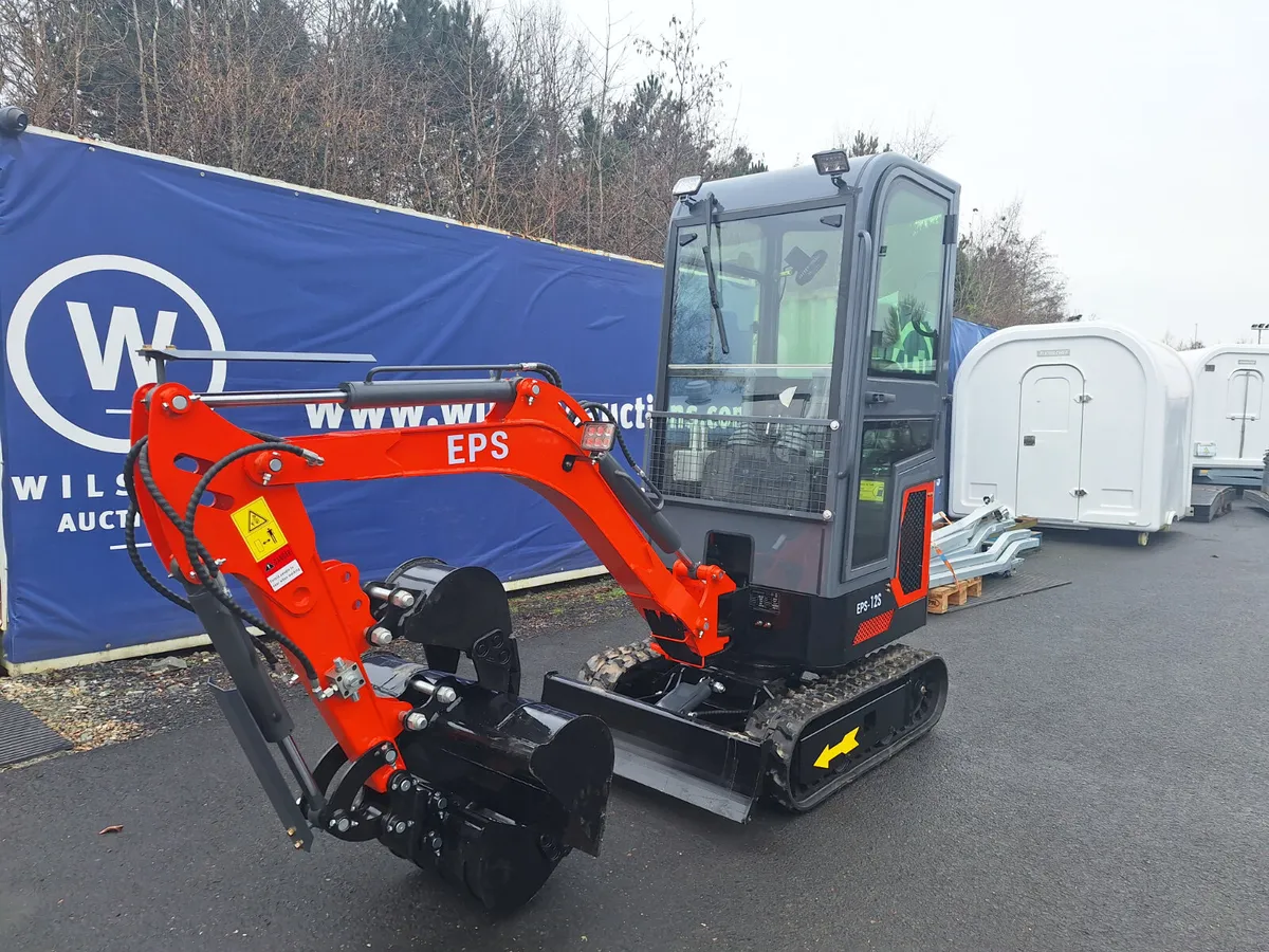 2025 EPS-12S Excavator For Auction 28th January - Image 1