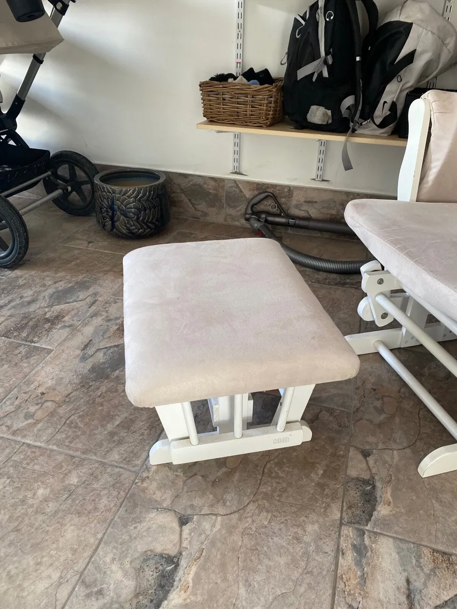 Nursing Rocking Chair + Footstool - Image 3
