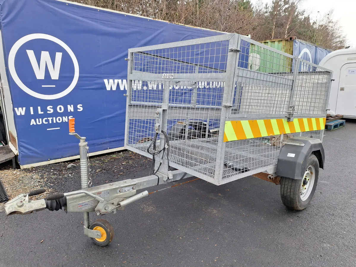 Bradley Approx 7x4 Single Axle Trailer For Auction - Image 1