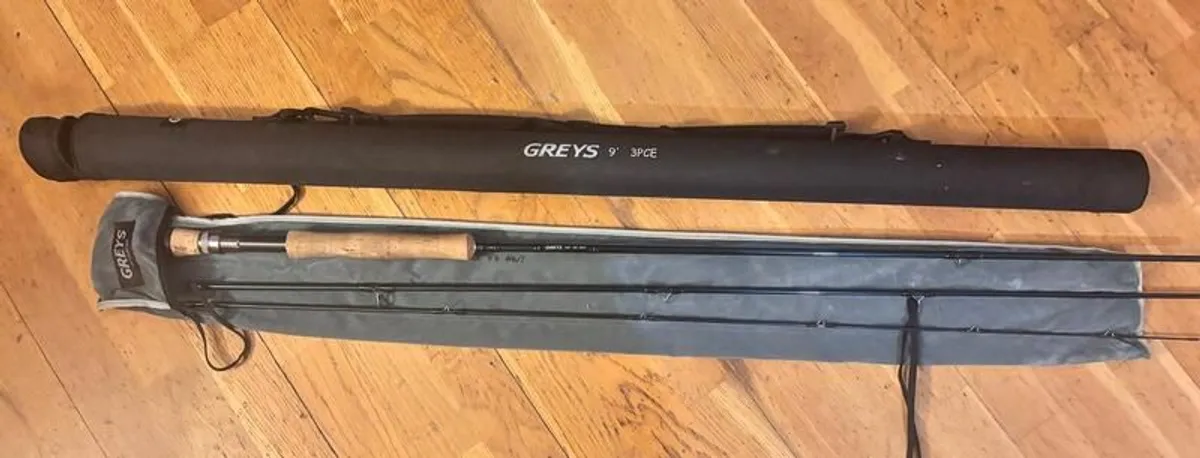 Greys GRX 6/7 Fly Rod 9ft 6ins  3 Piece Great Condition - Image 1