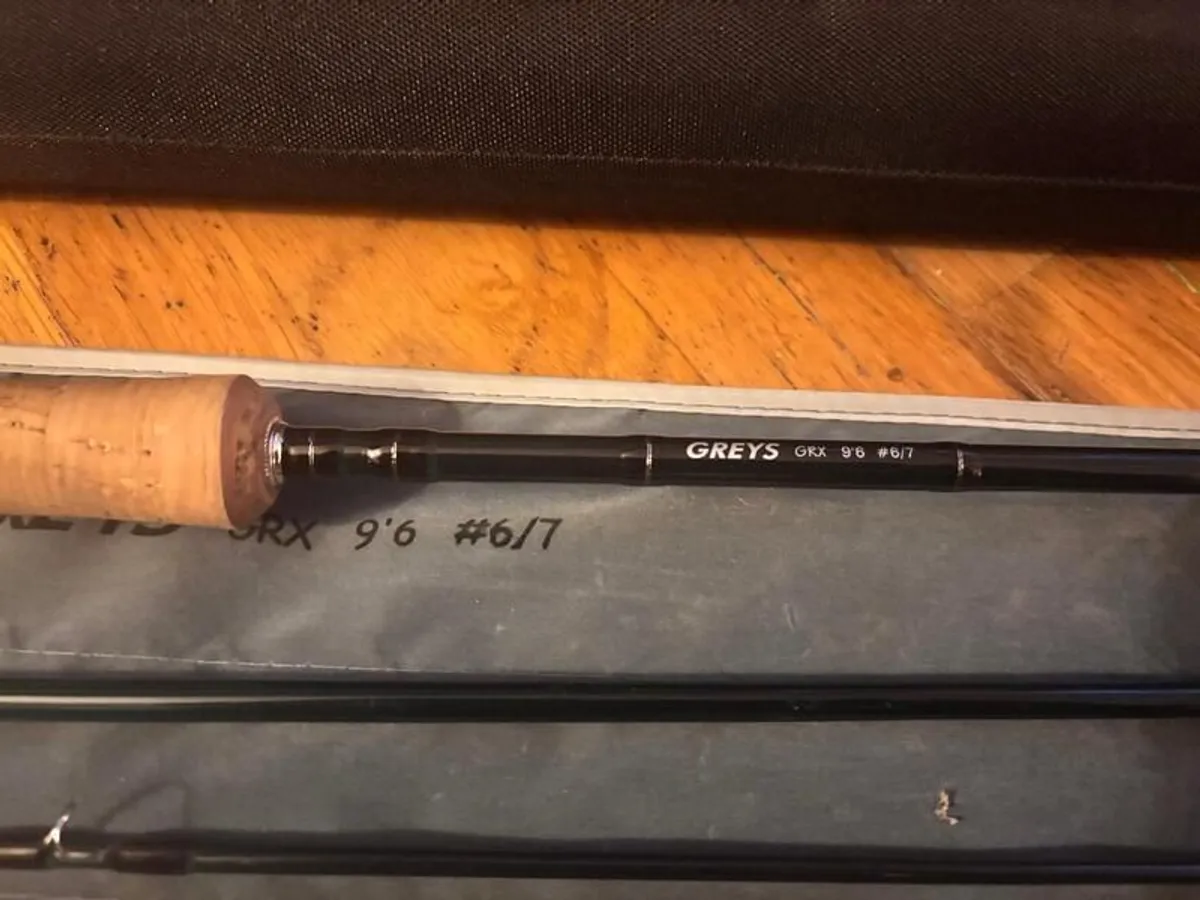Greys GRX 6/7 Fly Rod 9ft 6ins  3 Piece Great Condition - Image 2