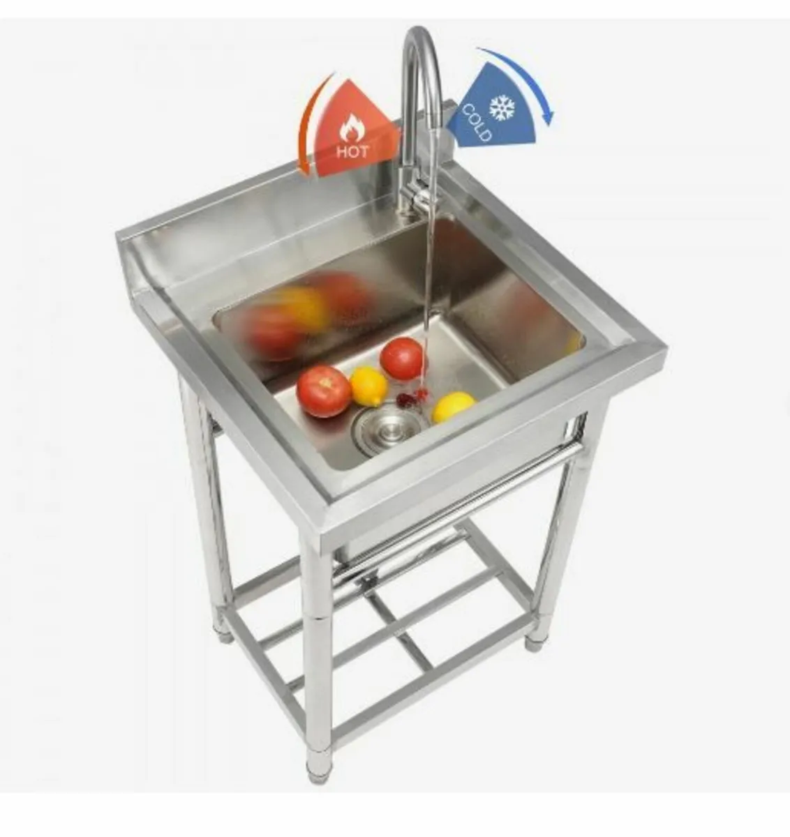 Stainless Steel Utility Sink - Image 1