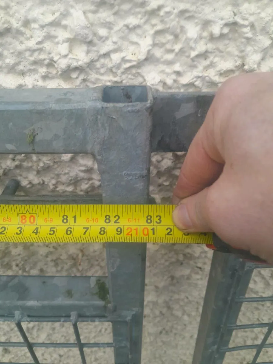 Garden gates 14ft galavanised - Image 2