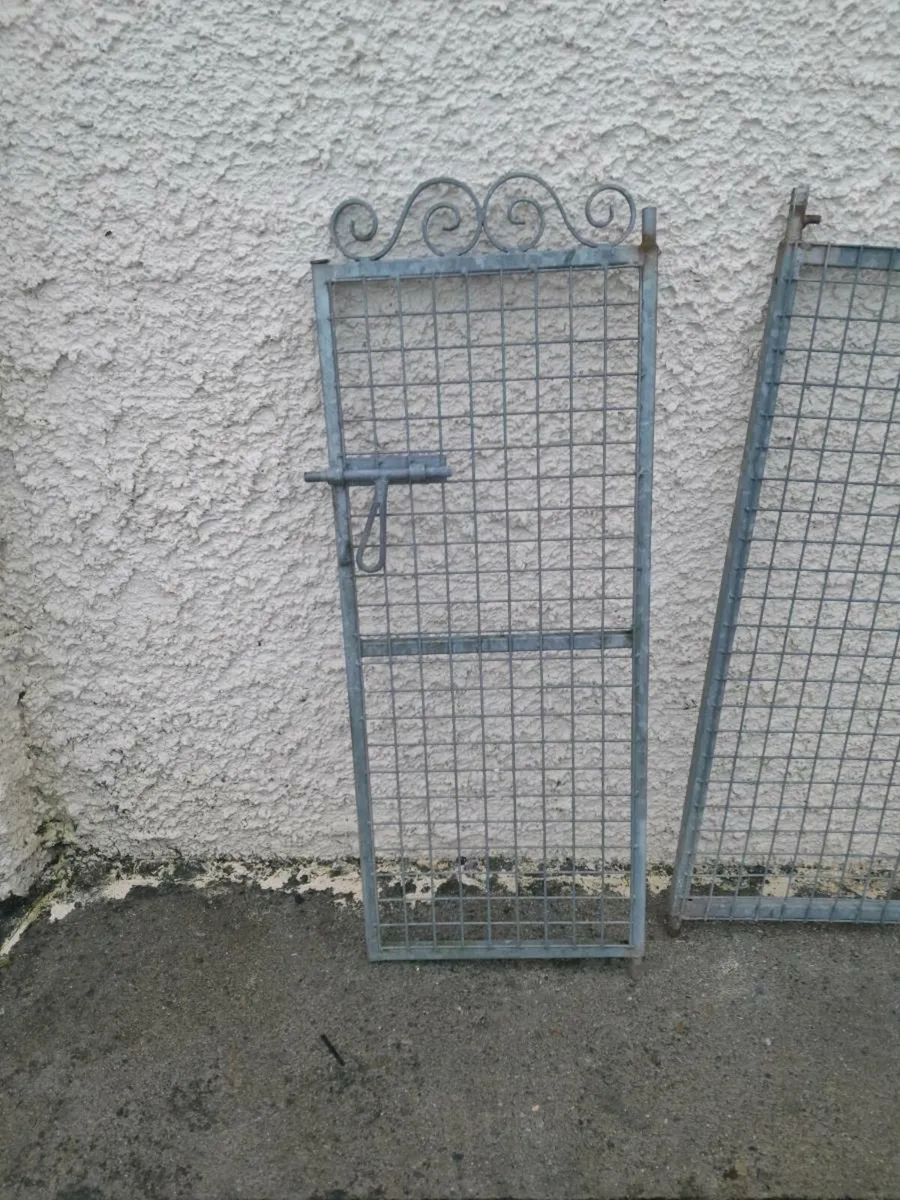 Garden gates 14ft galavanised - Image 3