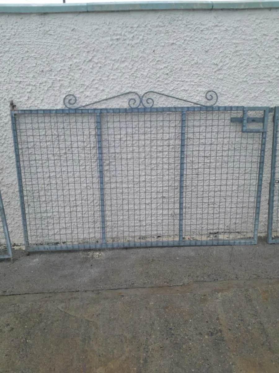 Garden gates 14ft galavanised - Image 4