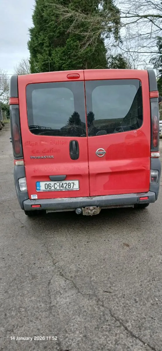 Nissan primastar long wheel base twin sliding door - Image 1