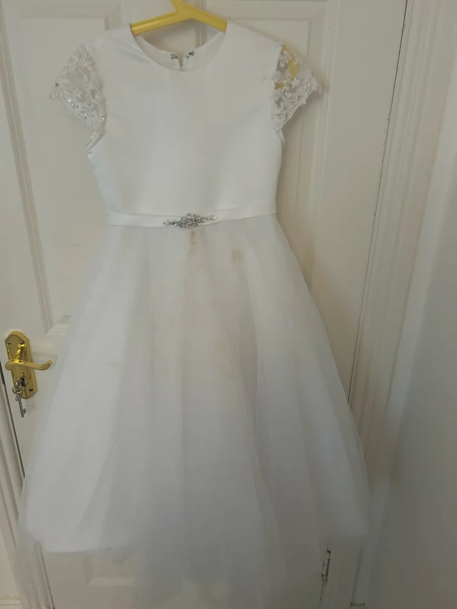 Communion Dress Bundle [bag and headpiece include] - Image 1