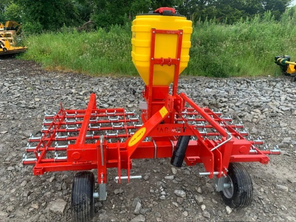 JARMET 3M SPRINGTINE HARROW + SEEDER - Image 1