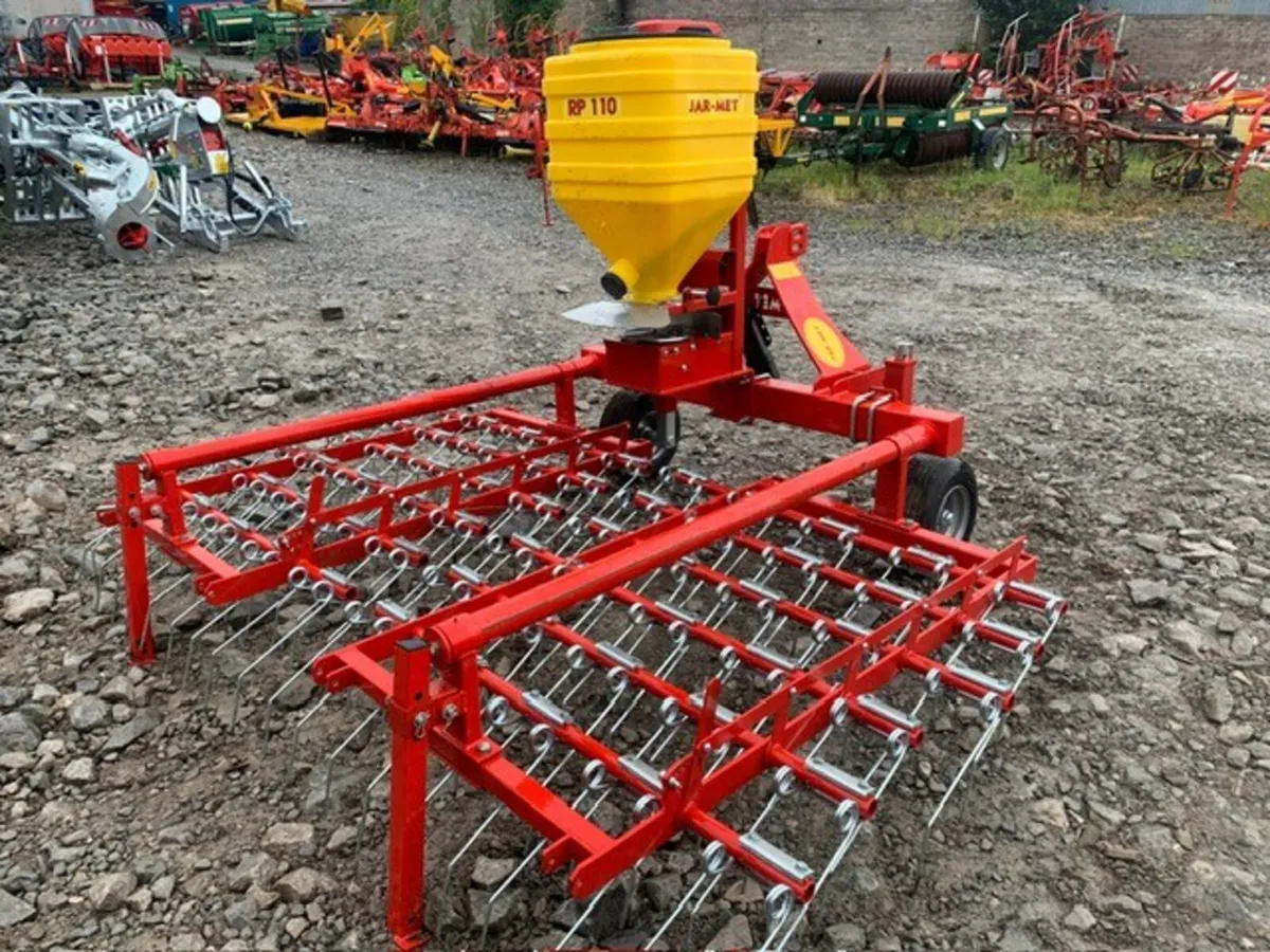 JARMET 3M SPRINGTINE HARROW + SEEDER - Image 2