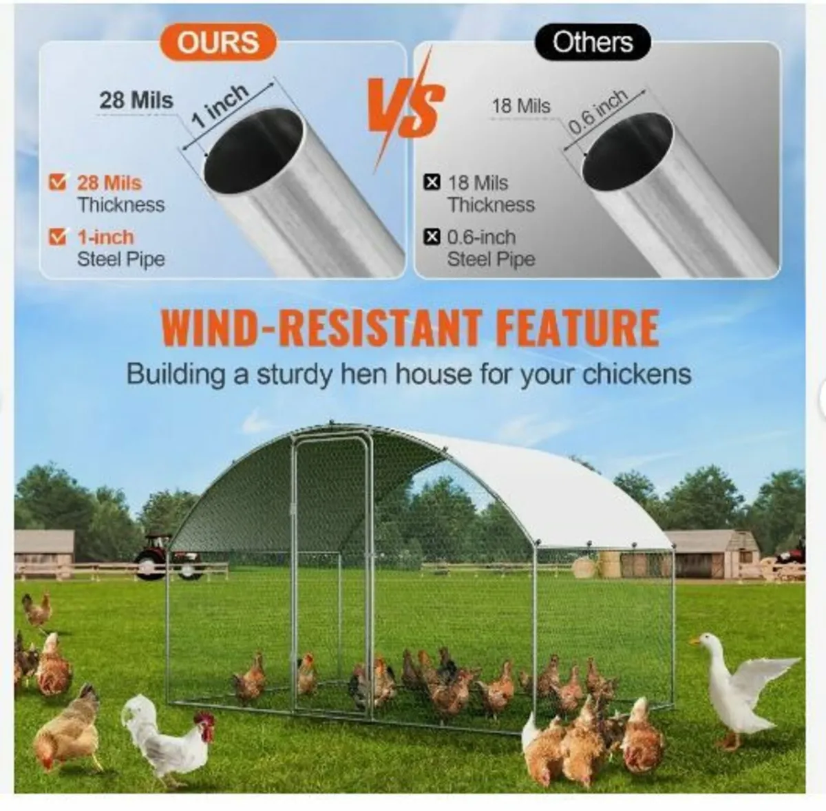 Chicken Coop, 3x1.97x1.99 m - Image 2