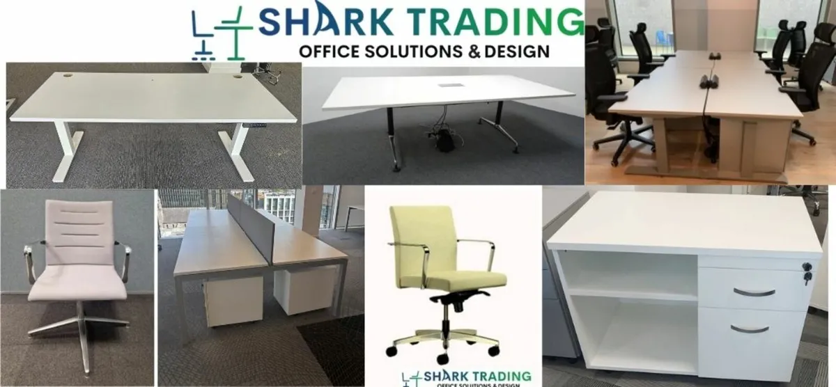 White Office Furniture - Image 1