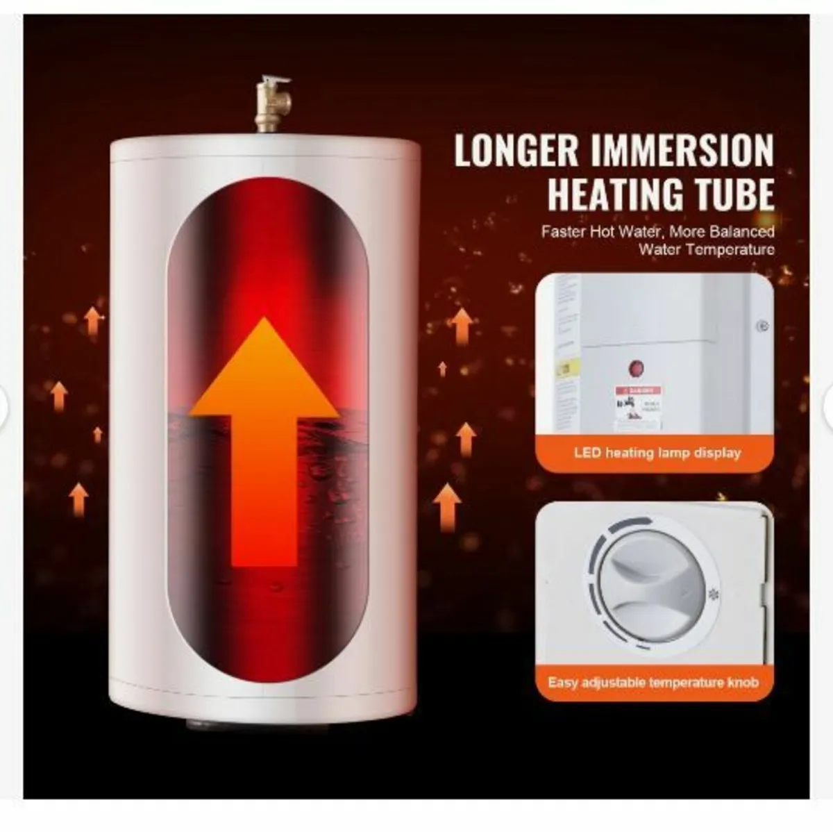 Electric Water Heater, 10 Gallon Tank - Image 3