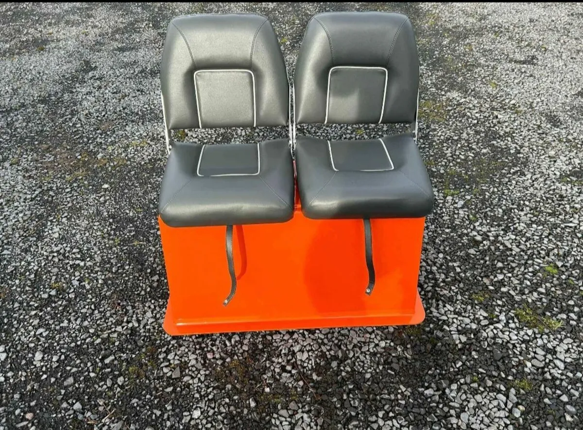 Brand new fibreglass double jockey seats - Image 1