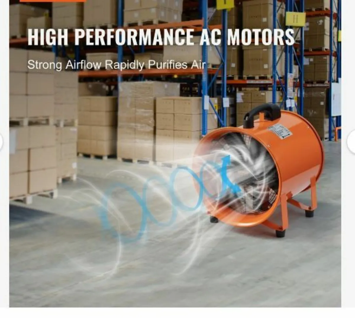 Portable Ventilator, 304.8mm Heavy Duty - Image 2