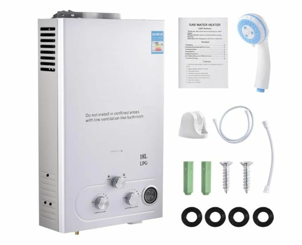 18L Propane Gas Water Heater, 36KW - Image 1