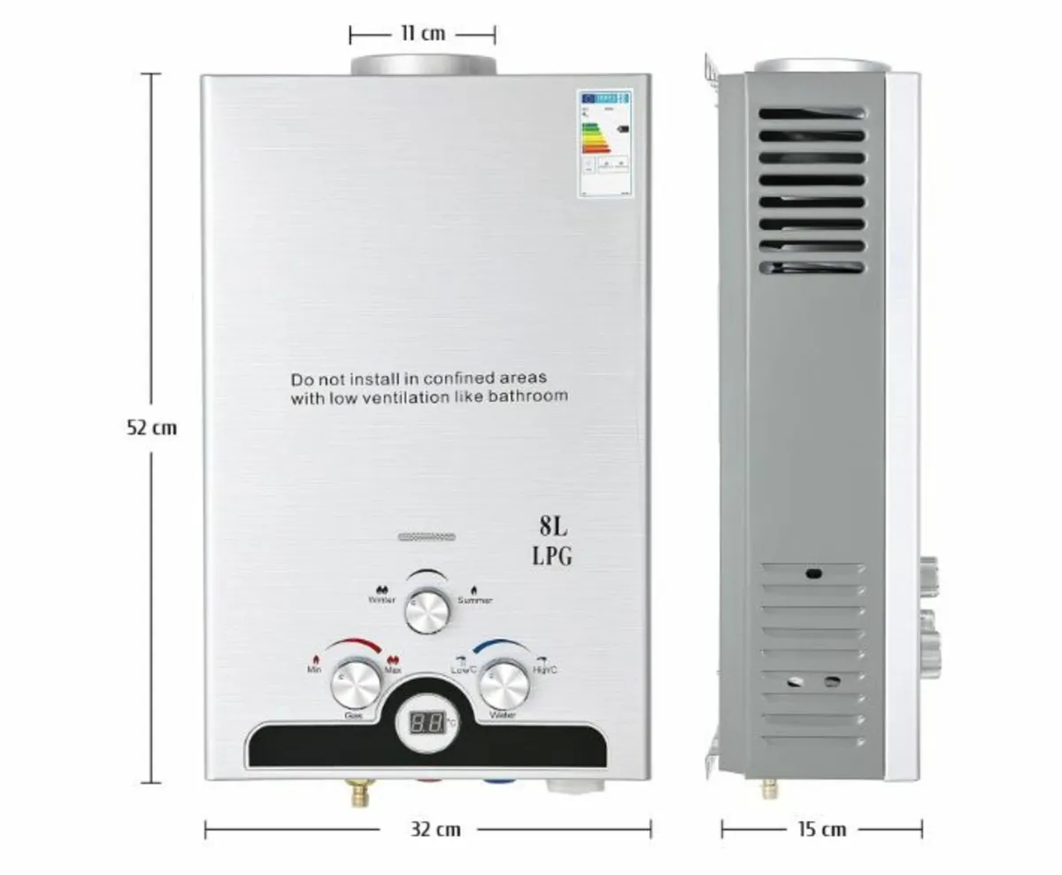 Gas Water Heater 8L - Image 3