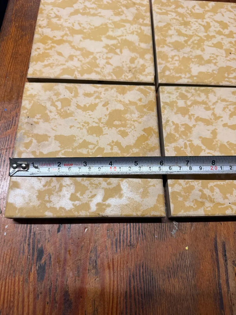 Large quantity Spanish yellow floor 6 inch tiles. - Image 4