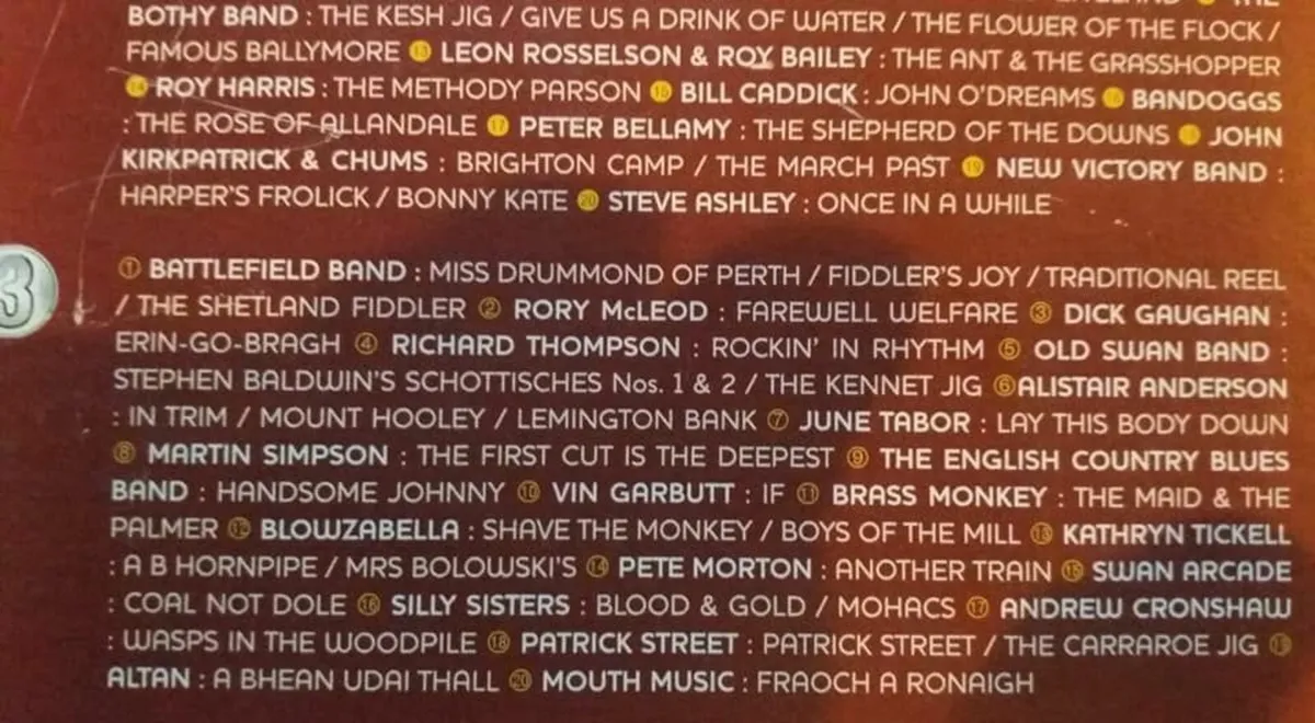 4 cd mint FOLK COLLECTION box set n book - Image 4