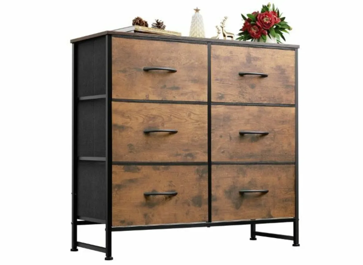 Fabric Chest of Drawers - Image 1