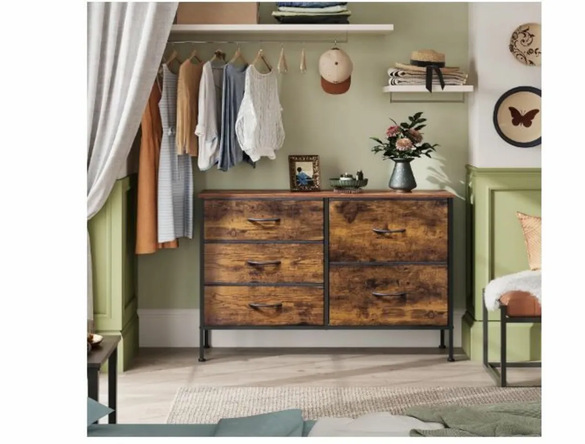 Fabric Chest of Drawers - Image 2