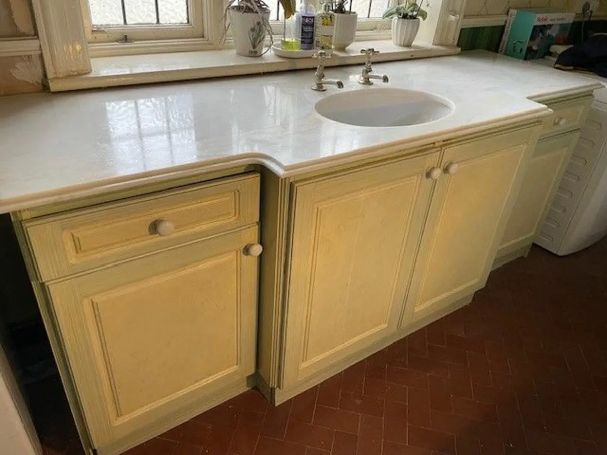 Vanity Unit - White Marble topped - Image 4