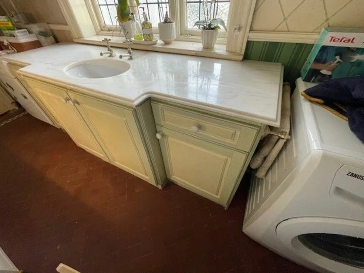 Vanity Unit - White Marble topped - Image 3