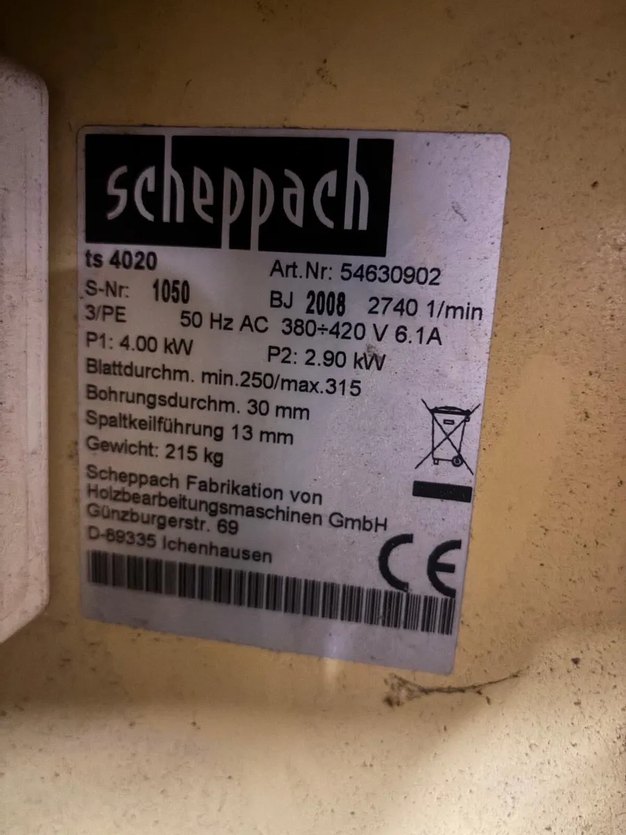 Panel saws and ban saw - Image 2