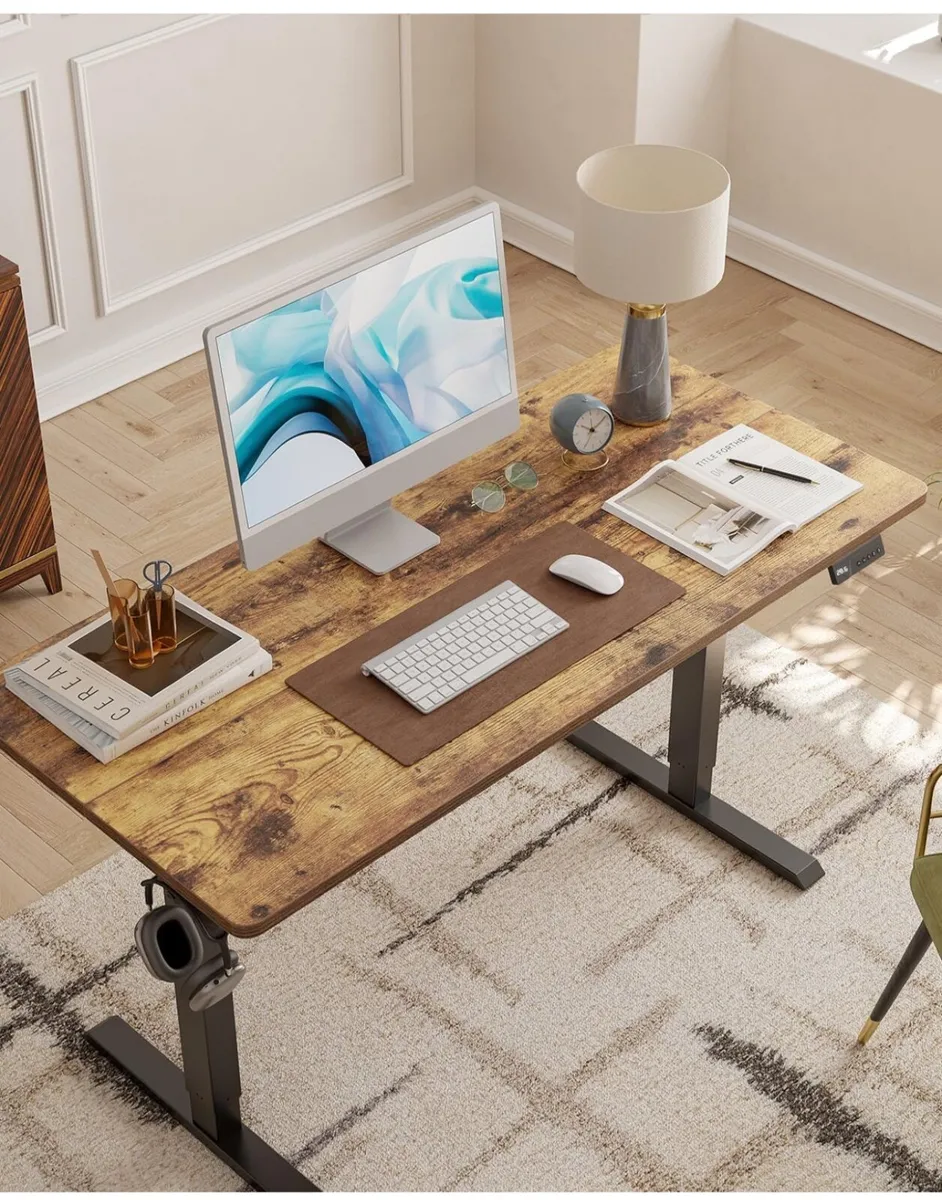 Electric Standing Desk 100 X 60 cm Heigh Adjustabl - Image 1