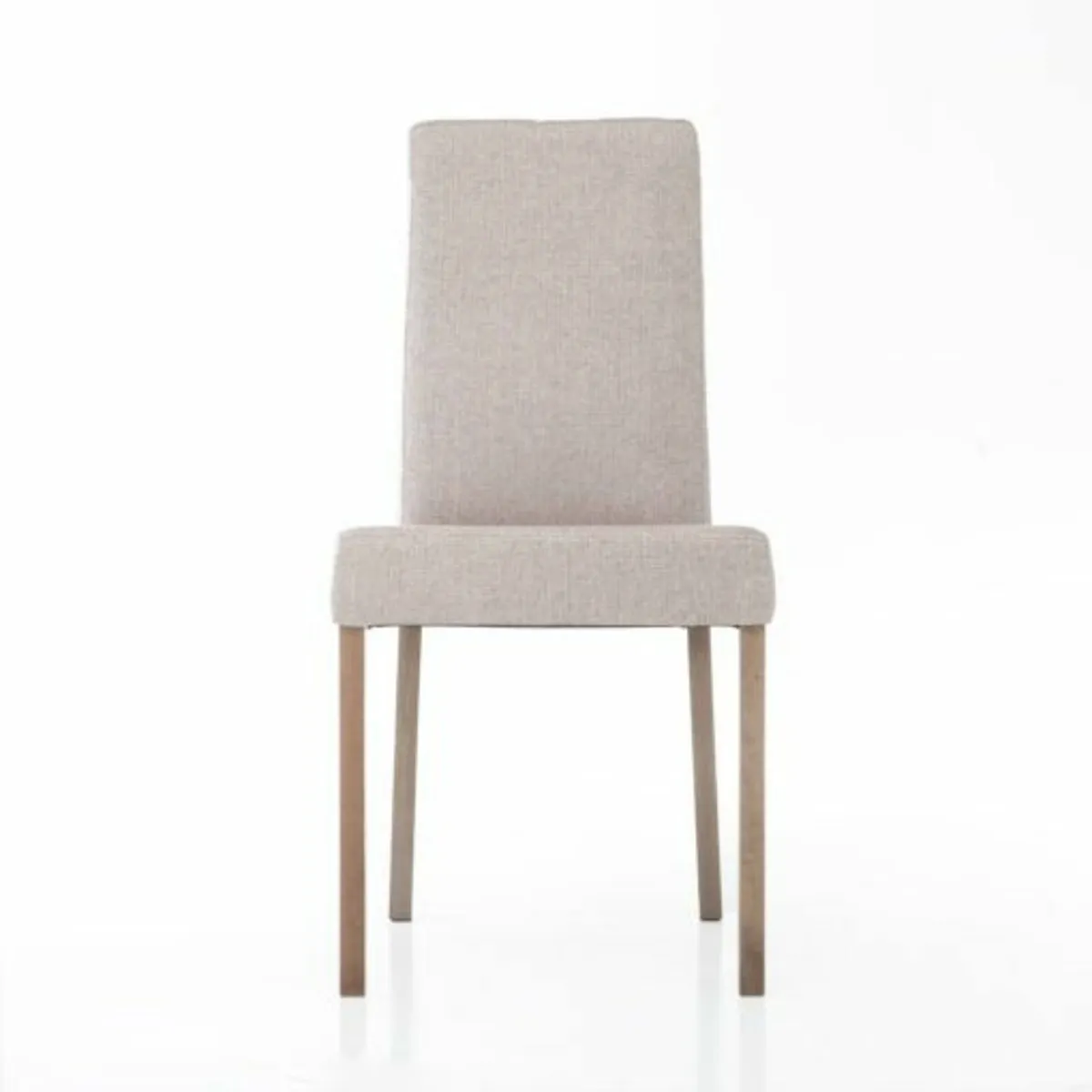 Premium Upholstered Dining Chair with Natural Wood - Image 2